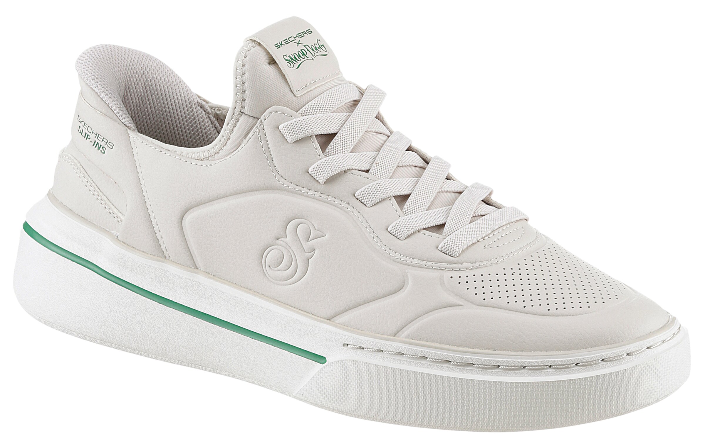 SKECHERS Sneaker 'Snoop Dogg' in Beige: Vorderseite