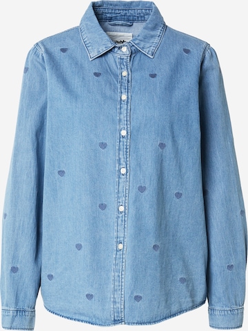 HailysBluza 'Ma44rti' - plava boja: prednji dio