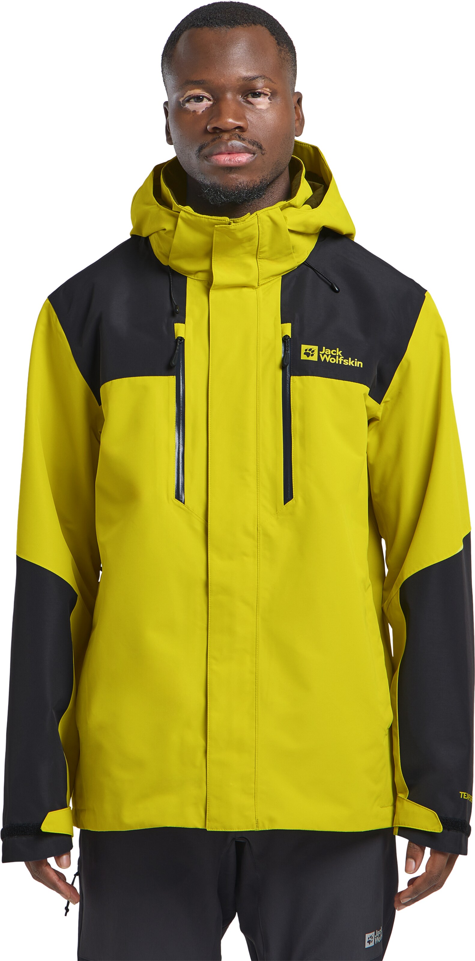 Veste outdoor 'Jasper' JACK WOLFSKIN en jaune : devant