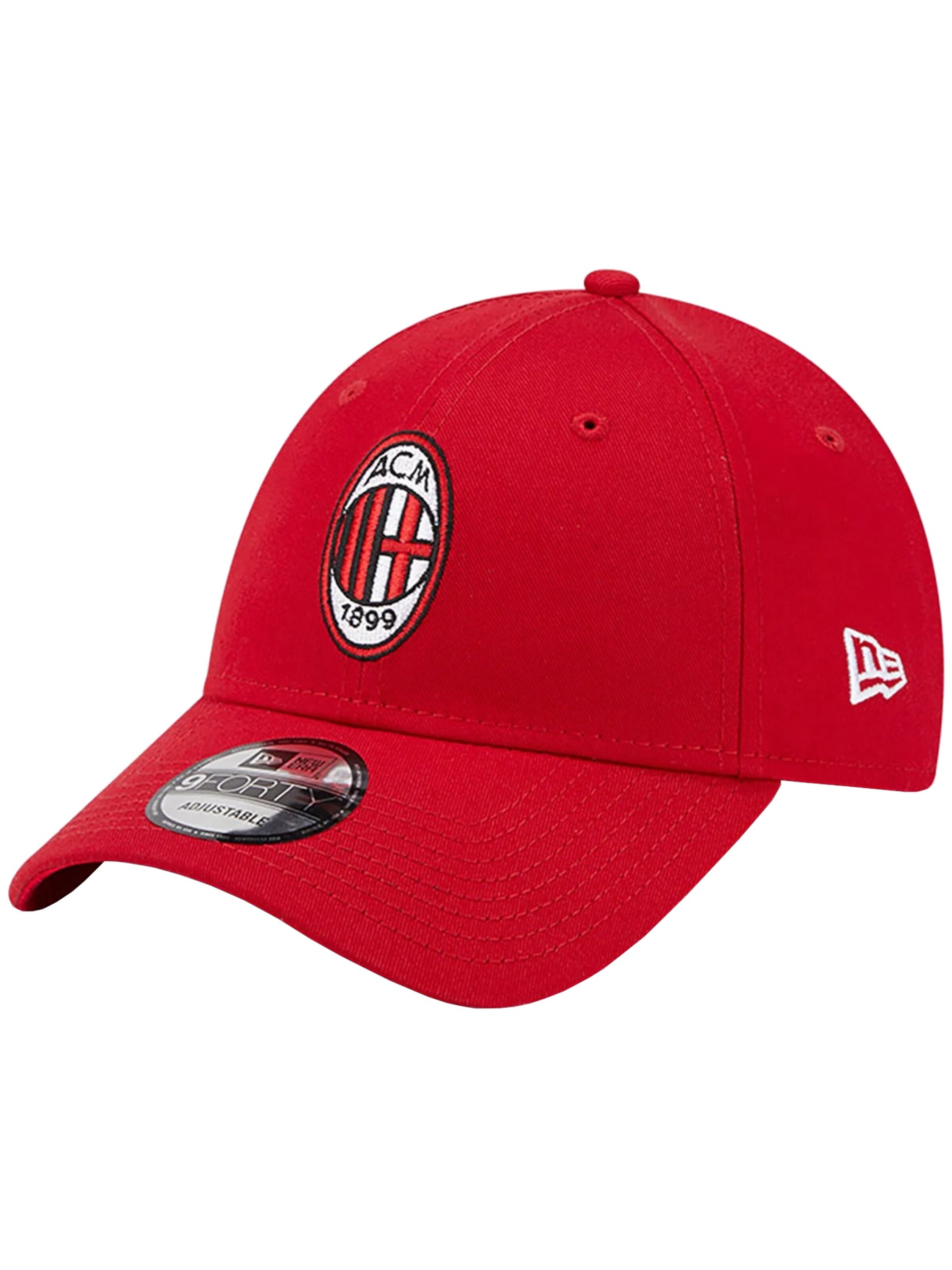 NEW ERA Cap 'New Era Core 9FORTY AC Milan Cap'‌‌‌‌ in Rot: Vorderseite