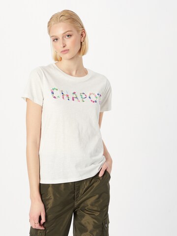 T-shirt Fabienne Chapot en blanc : devant