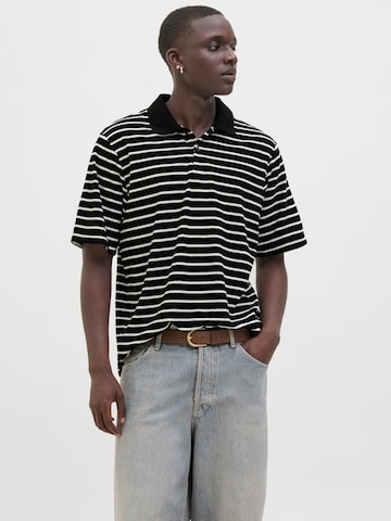 JACK & JONES Shirt 'JORGEN' in Black: front