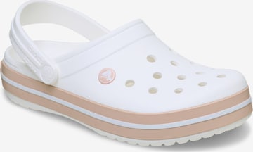 Crocs Clogs in White: front