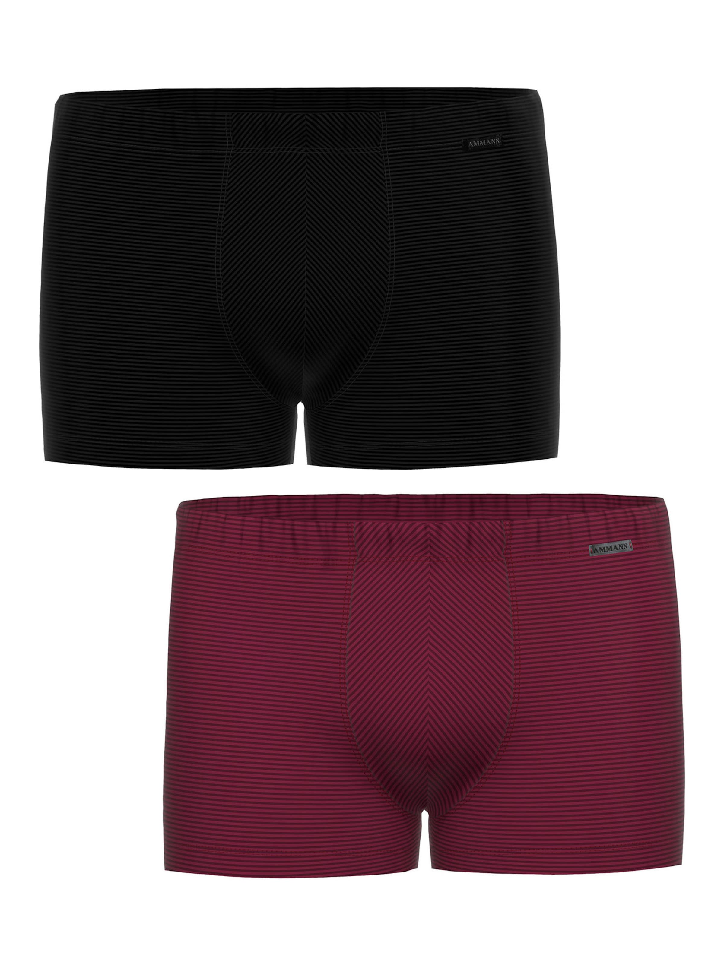 Boxers ' Cotton & More ' Ammann en rouge : devant