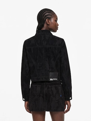 KARL LAGERFELD JEANS Демисезонная куртка в Черный