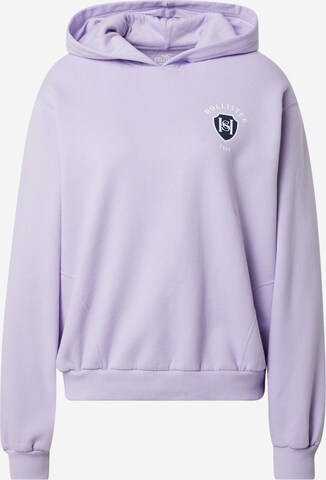 Sweat-shirt HOLLISTER en violet : devant