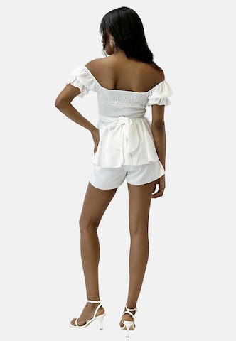 Elara Jumpsuit in White