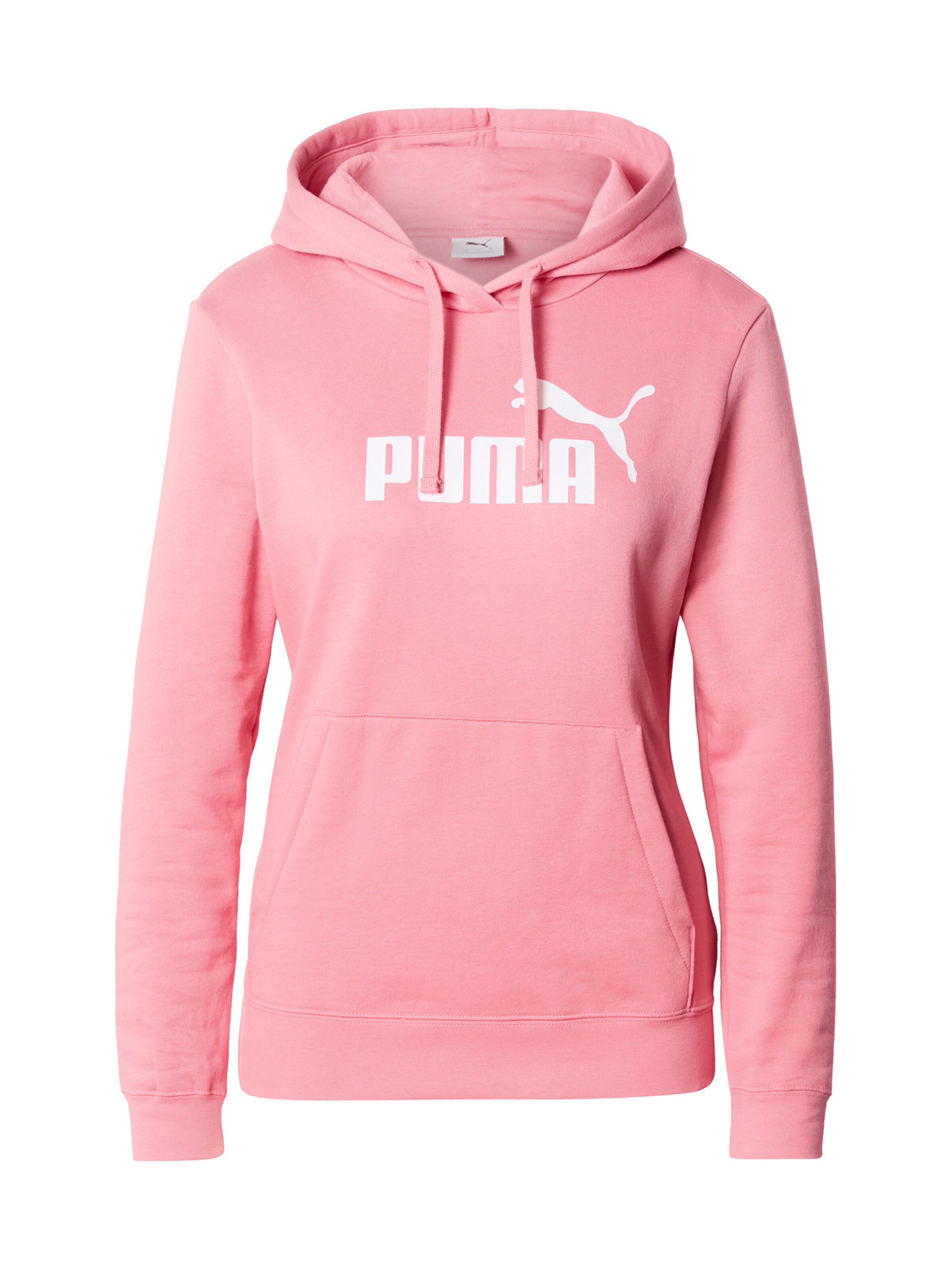 PUMA Sports sweatshirt 'ESS No. 1' in Pink: front
