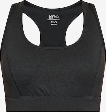 myMo ATHLSR Bralette Sports Bra in Black: front