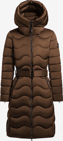 Manteau d’hiver 'Mira' khujo en marron : devant