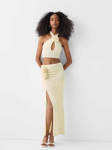 Bershka Skirt in Beige