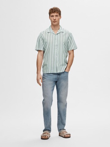 SELECTED HOMME Comfort Fit Риза в зелено