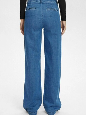 NÜMPH Loosefit Farkut värissä sininen