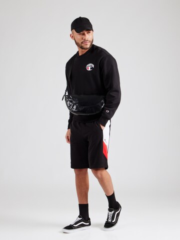 Felpa di Champion Authentic Athletic Apparel in nero