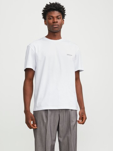 T-Shirt 'Vestebro' JACK & JONES en blanc : devant