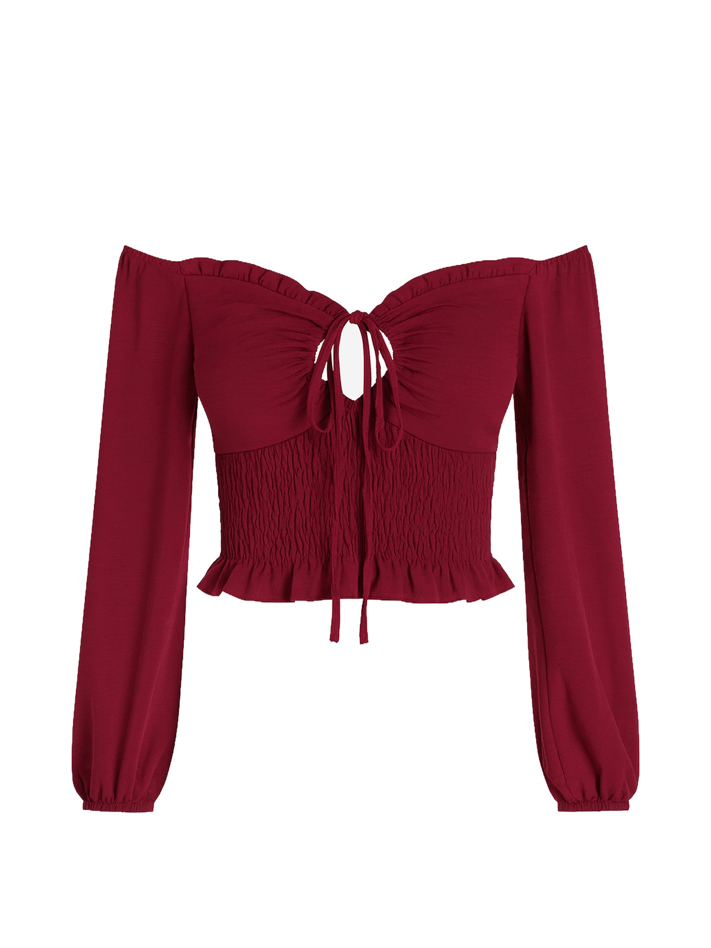 Chemisier Elara en rouge : devant