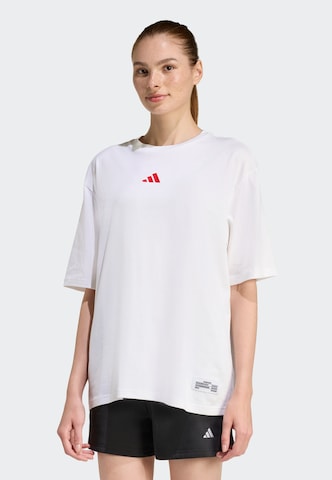 T-shirt fonctionnel ADIDAS SPORTSWEAR en blanc