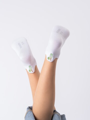 Occulto Ankle Socks 'Luca' in White