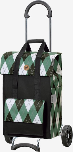 Andersen Shopper Valisette 'Ine' en sapin / vert gazon / noir / blanc, Vue avec produit