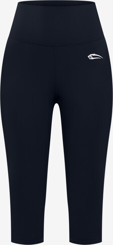 Smilodox Skinny Workout Pants 'Advanced Affectionate' in Black: front