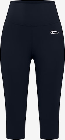 Skinny Pantalon de sport 'Advanced Affectionate' Smilodox en noir : devant