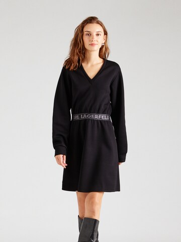 Abito di Karl Lagerfeld in nero: frontale