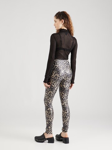 OBJECT Skinny Leggings 'Belle' - bézs