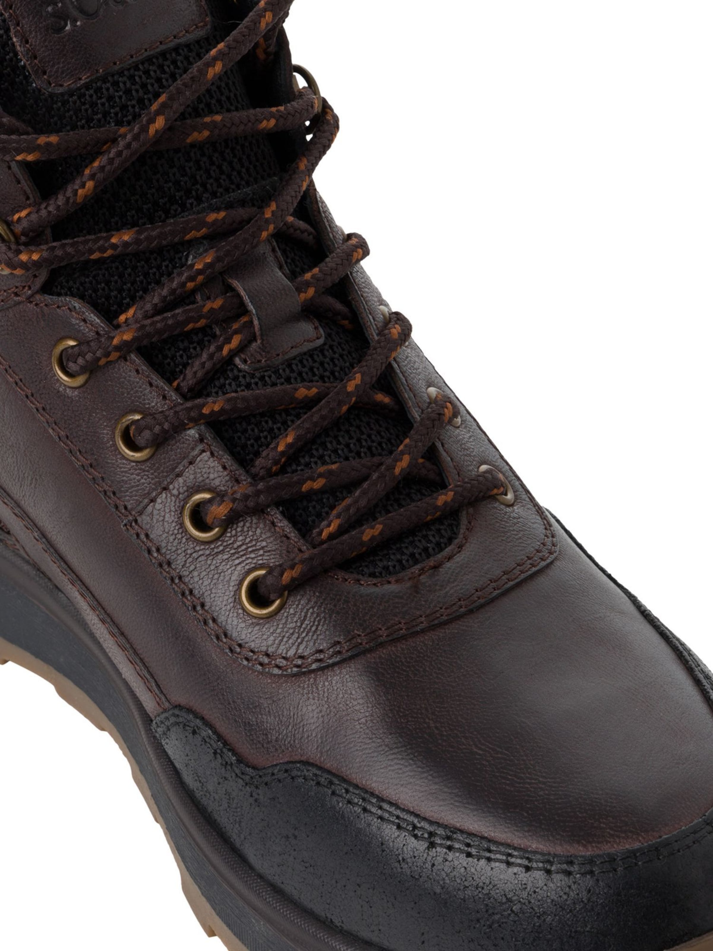 s.Oliver Lace-up boot in Brown