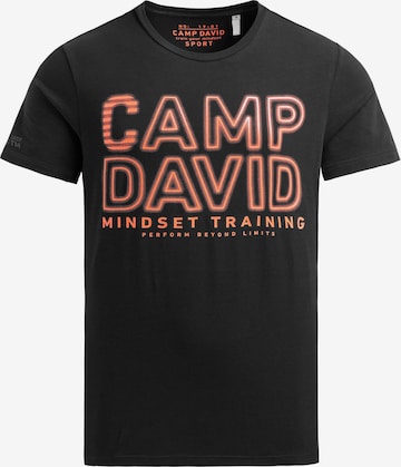 CAMP DAVIDMajica - crna boja: prednji dio