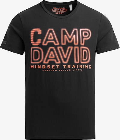 Marškinėliai iš CAMP DAVID, spalva – raudona / juoda, Prekių apžvalga