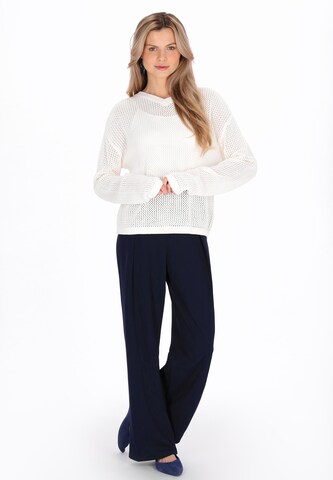Pull-over Usha en blanc