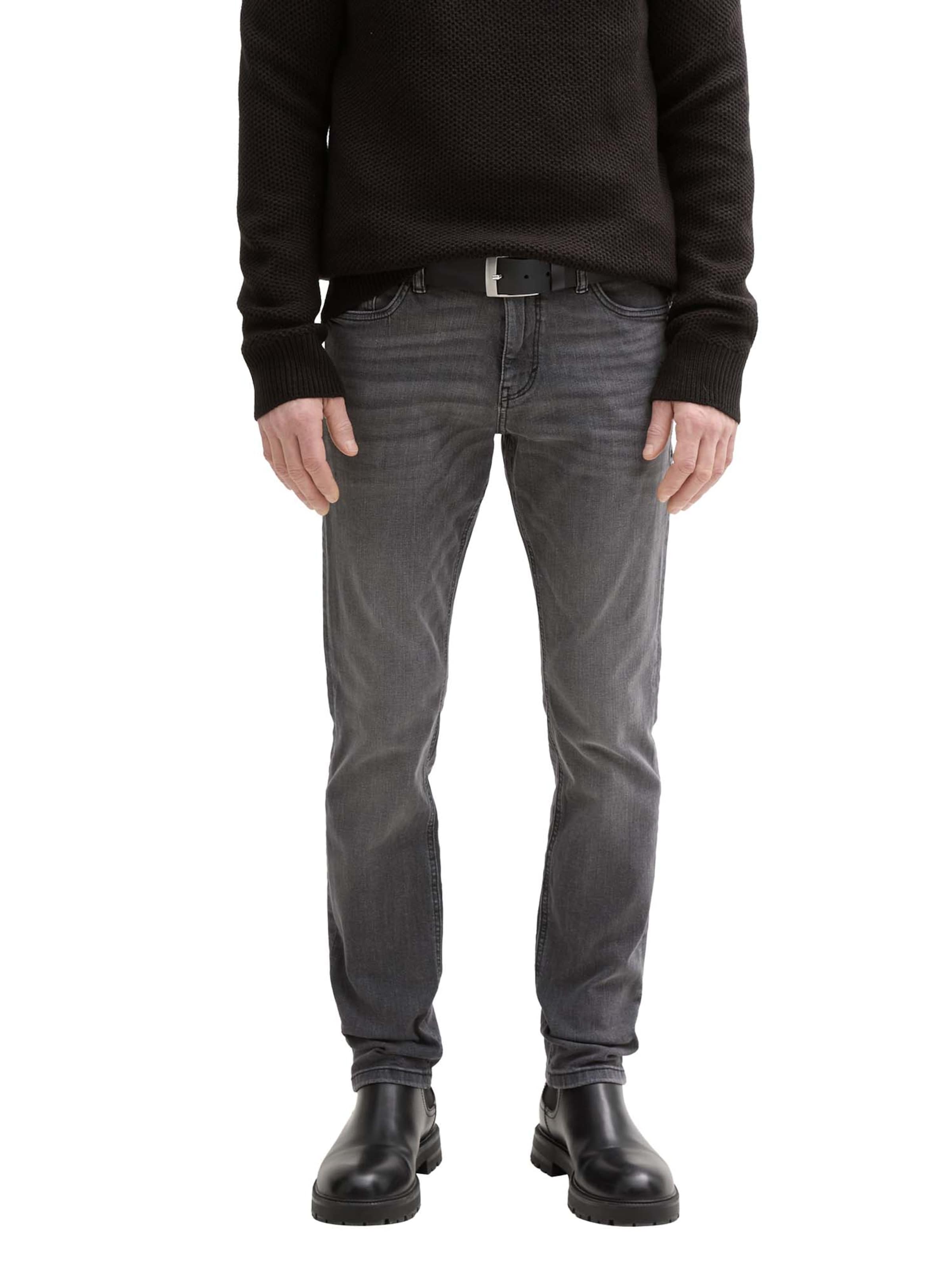 pilka TOM TAILOR Standartinis Džinsai 'Josh': priekis