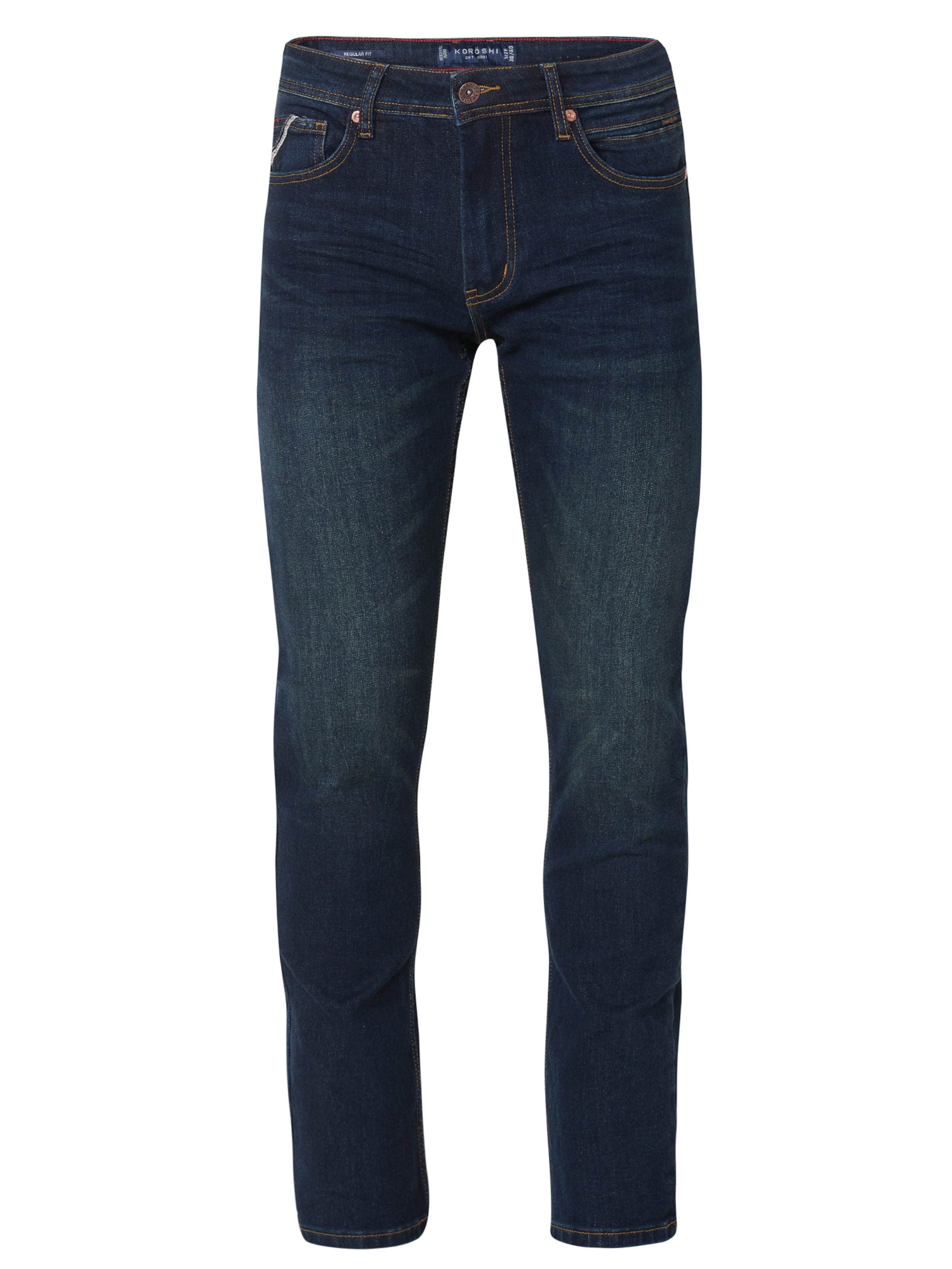 KOROSHI tavaline Teksapüksid, värv sinine: eest vaates