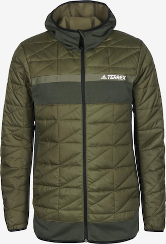 ADIDAS TERREX Outdoorjas in Groen: voorkant