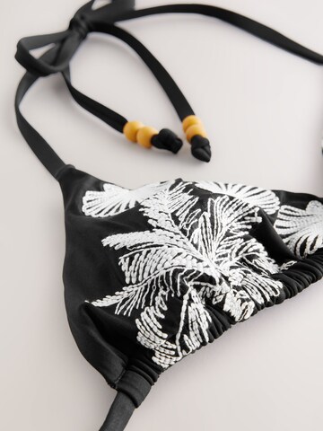 Next Triangle Bikini top in Black
