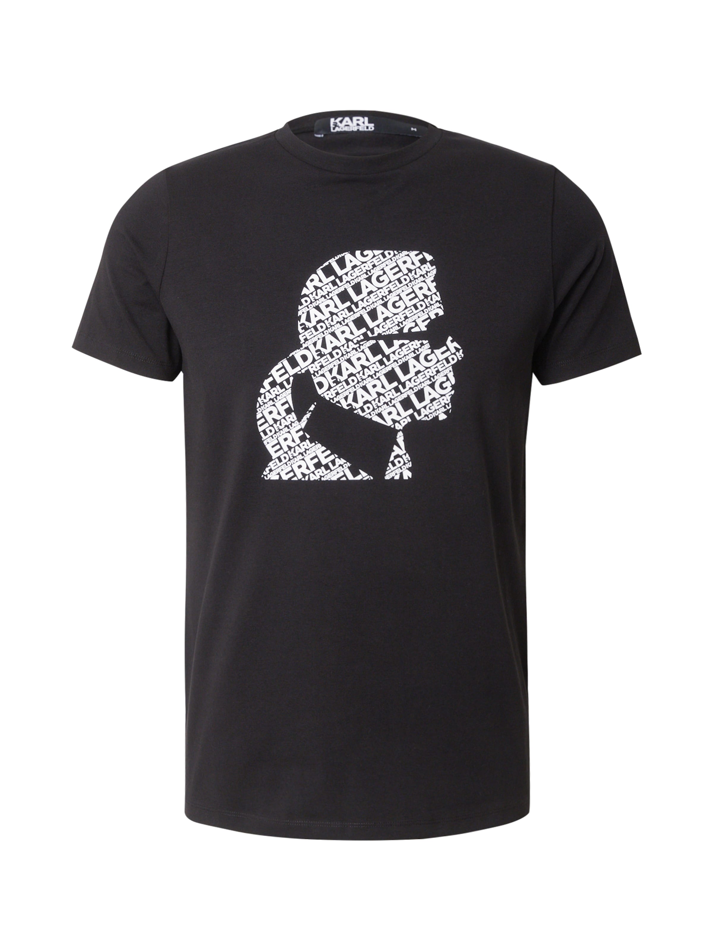 Maglietta di Karl Lagerfeld in nero: frontale