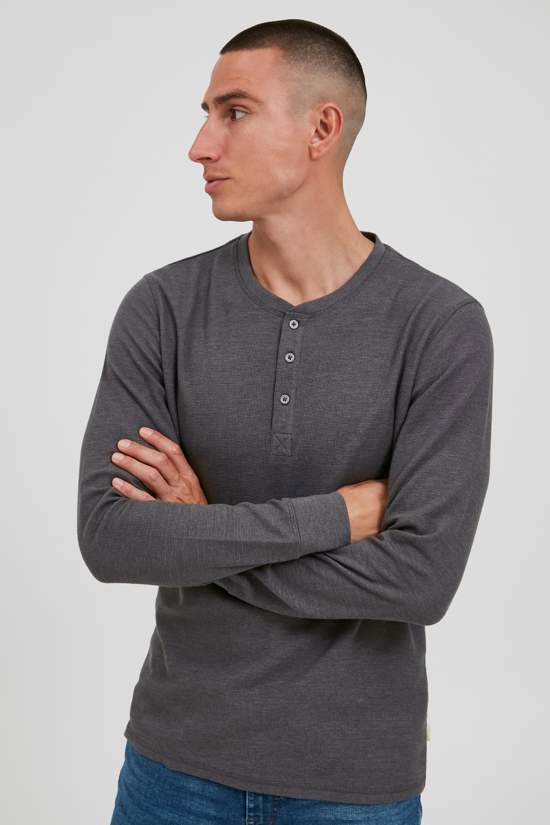 Männer Große Größen BLEND Sweatshirt 'ALFRED' in Grau - LC84054 Männer Große Größen BLEND Sweatshirt 'ALFRED' in Grau - LC84054