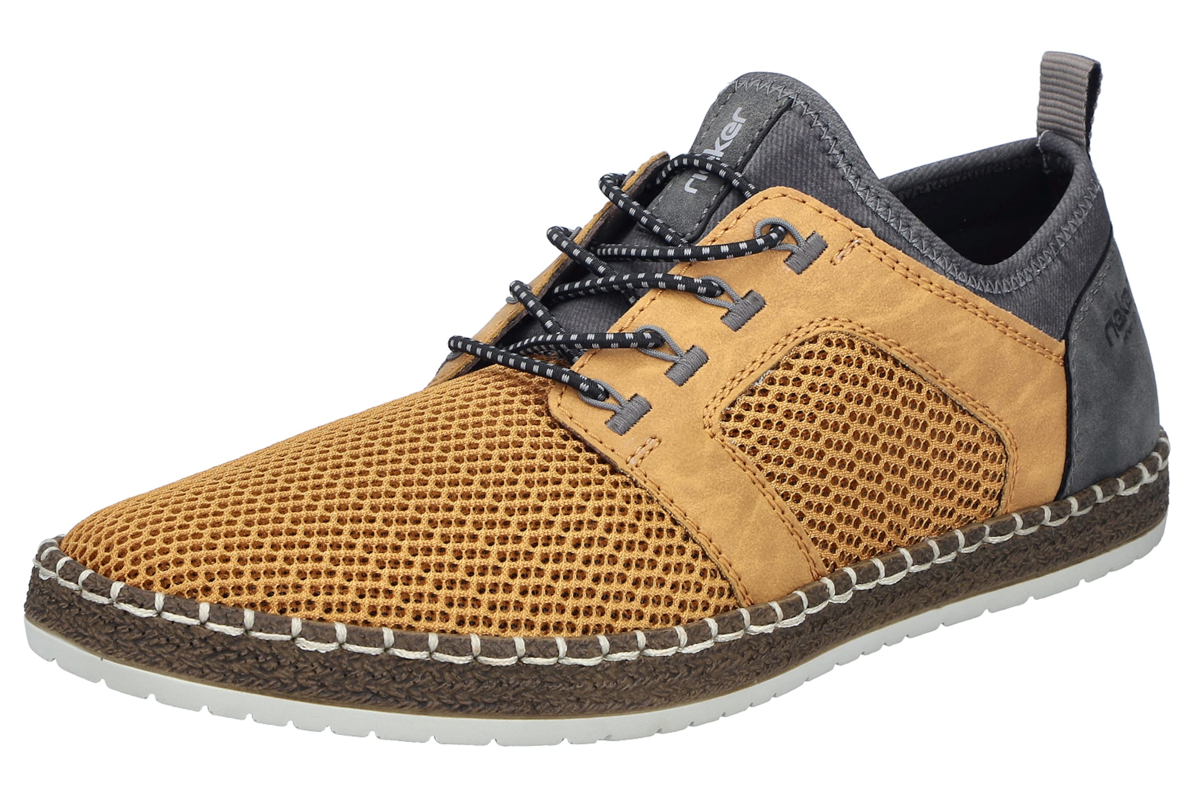 Chaussure basse ' B5252 ' Rieker en jaune : devant