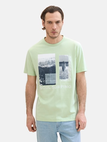 TOM TAILOR Bluser & t-shirts i grøn: forside