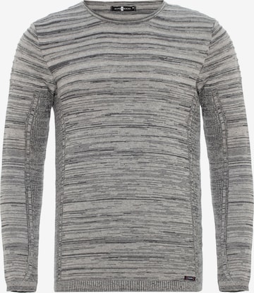 CIPO & BAXX Sweater in Grey: front