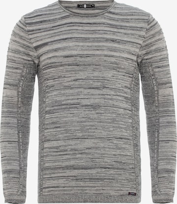 CIPO & BAXX Langarmshirt in Grau: predná strana