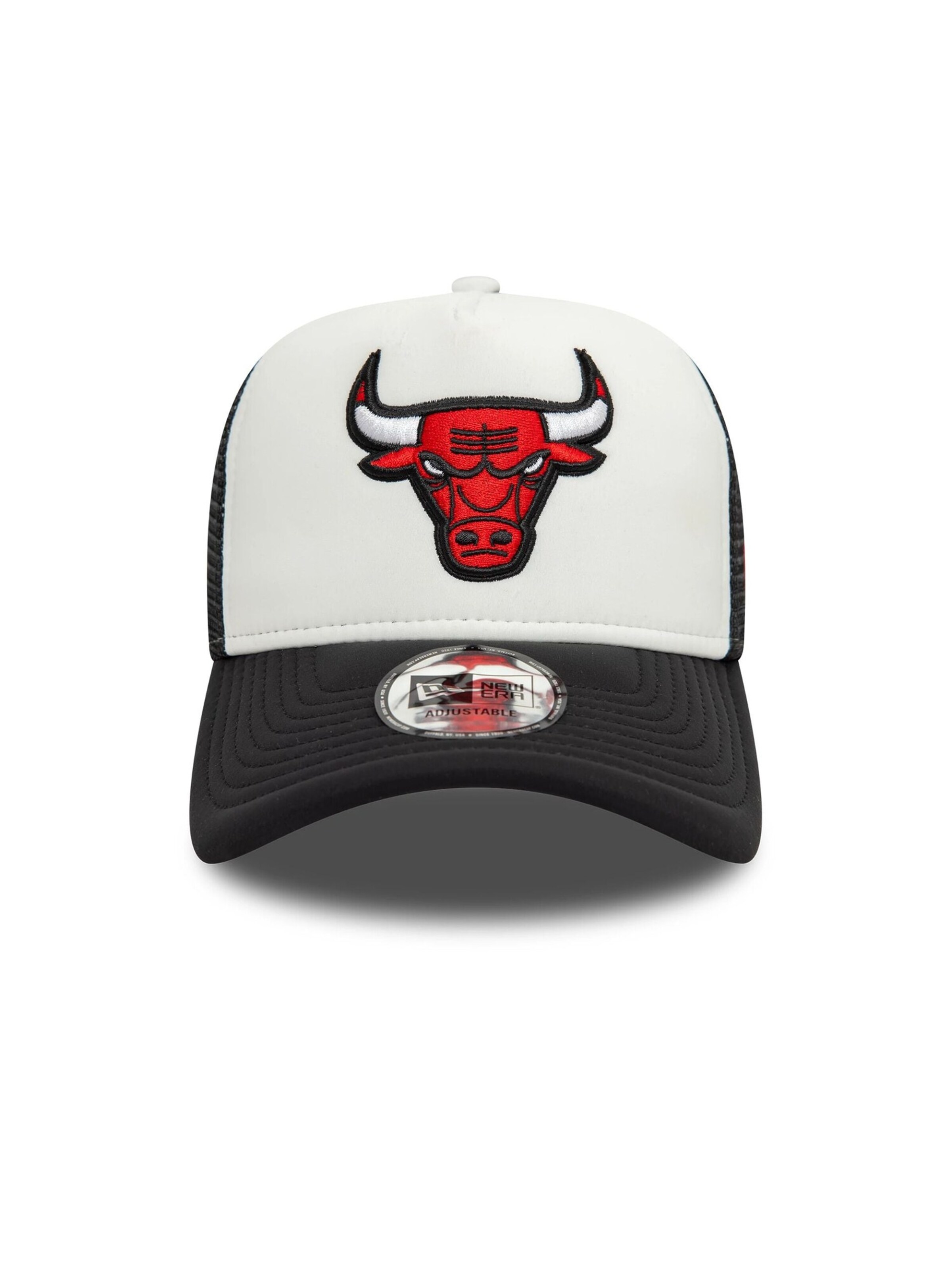 NEW ERA Athletic Cap '9FORTY NBA Flower Chicago Bulls' in Black: front