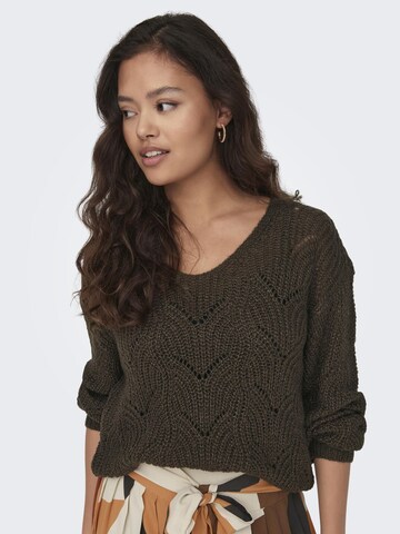 Pull-over JDY en marron : devant