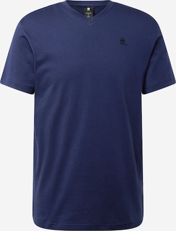 T-Shirt G-Star RAW en bleu : devant