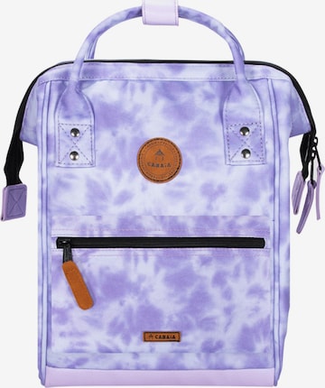 Cabaia Backpack in Purple: front