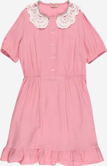 N°21 Kleid in hellpink / silber / weiß, Produktansicht