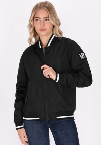 urban rain by Schmuddelwedda Between-season jacket in Black: front