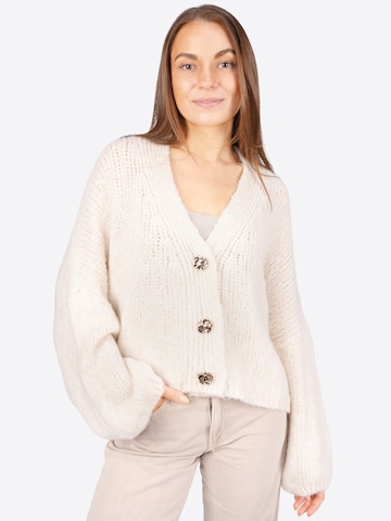 Seasons of April Cardigan 'Jojo' in Beige: Vorderseite
