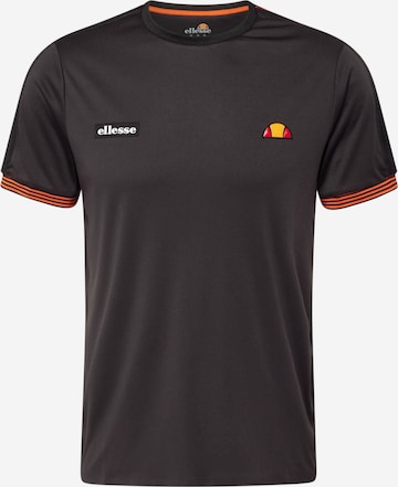 ELLESSE Funktsionaalne särk 'Parallel', värv must: eest vaates