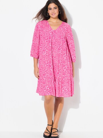 Ulla Popken Kjole i pink: forside